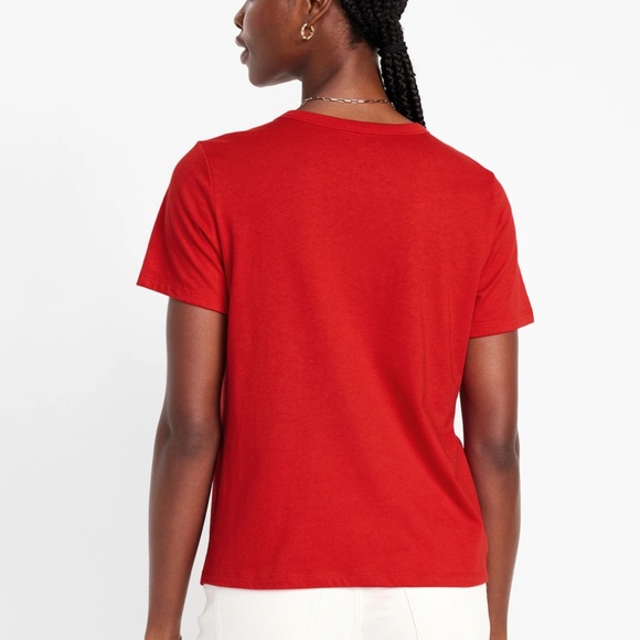 NWT OLD NAVY Flag Graphic T-Shirt Color: Robbie Red - Picture 2 of 4